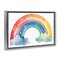 Stupell Industries Colorful Rainbow with White Stars Floating Frame, design by Creative Studio